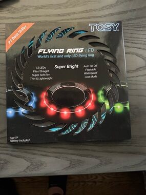 Flying Ring LED Toy - Red/Green/Blue Lights
